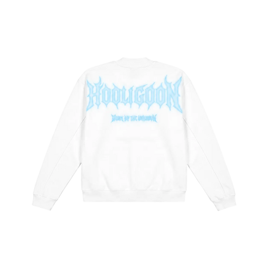 AWAKEN - GLOW BOMBER JACKET (WHITE)