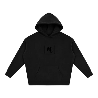 Black hoodie on a white background